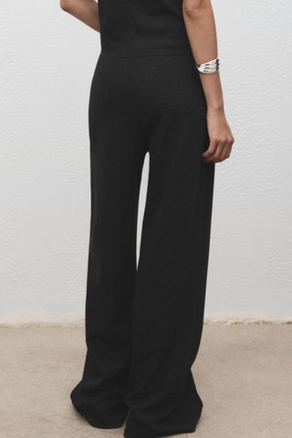Pantalon droit taille élastique - Gris