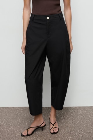 Pantalon ballon taille haute - Noir