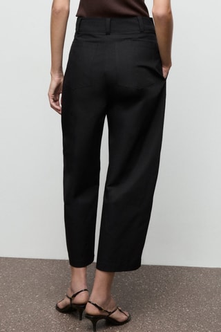 Pantalon ballon taille haute - Noir