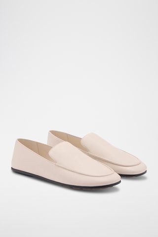 Mocassins cuir - Blanc