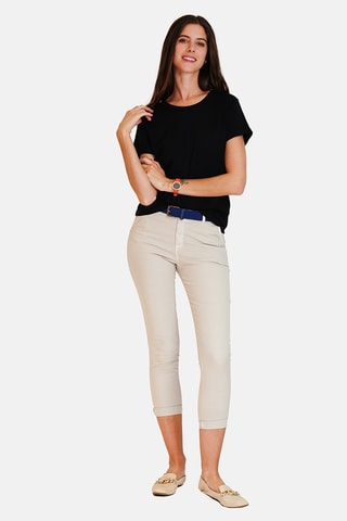 Camiseta de lino - Negro