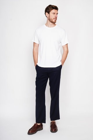 Camiseta de lino - Blanco