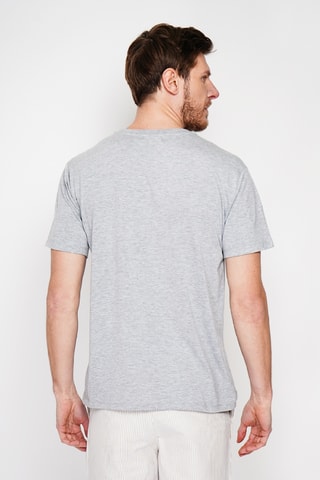 Camiseta de lino - Gris