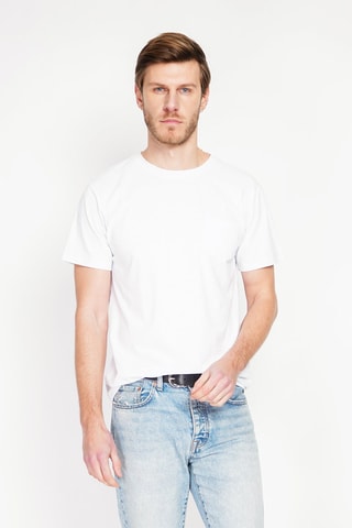 Camiseta de lino - Blanco