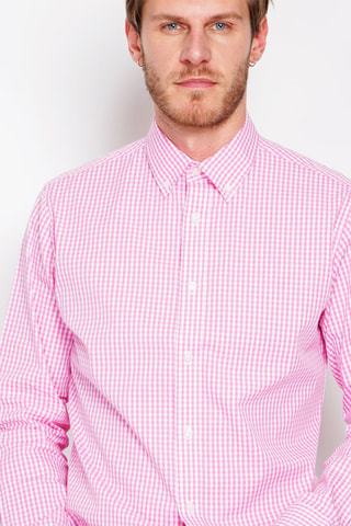 Camisa - Blanco y rosa