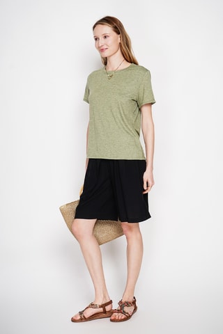 Camiseta de lino - Caqui