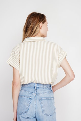 Camisa de lino - Beige