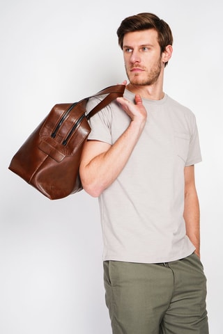 Camiseta de lino - Beige