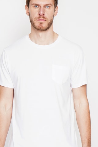 Camiseta de lino - Blanco