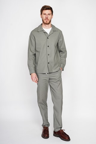 Chaqueta de lino - Caqui