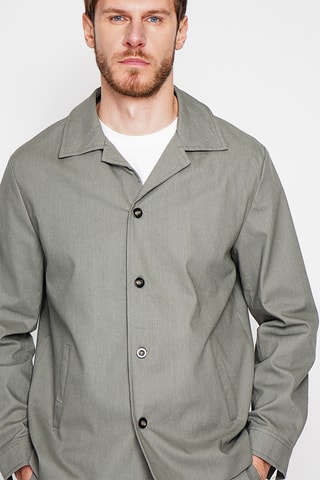 Chaqueta de lino - Caqui