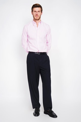 Camisa - Blanco y rosa