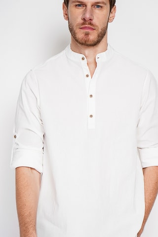 Camisa de lino - Blanco