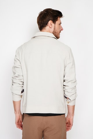 Chaqueta de lino - Beige