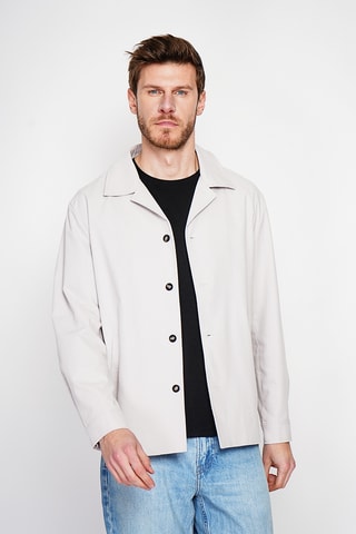 Chaqueta de lino - Beige