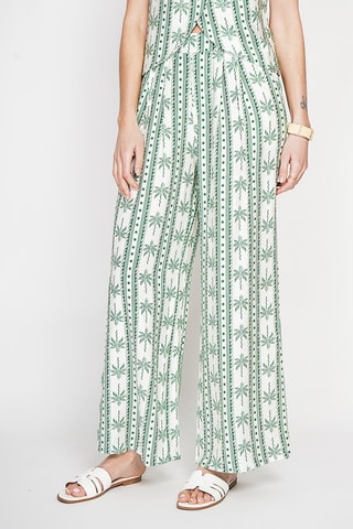 Pantalón de lino - Verde