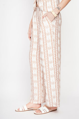 Pantalón de lino - Beige