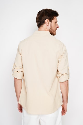 Camisa de lino - Beige