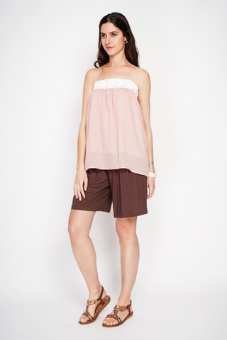 Top de lino - Rosa