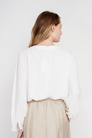 Blusa de lino - Blanco