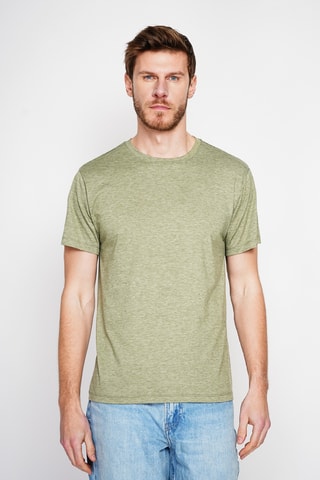 Camiseta de lino - Caqui