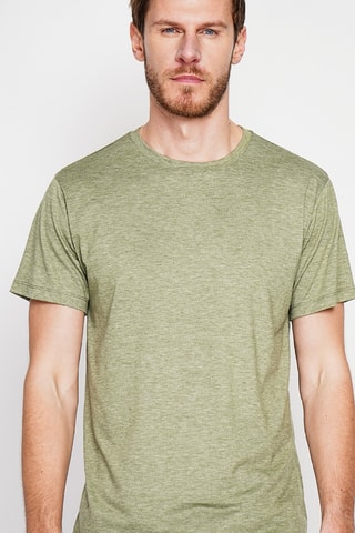 Camiseta de lino - Caqui