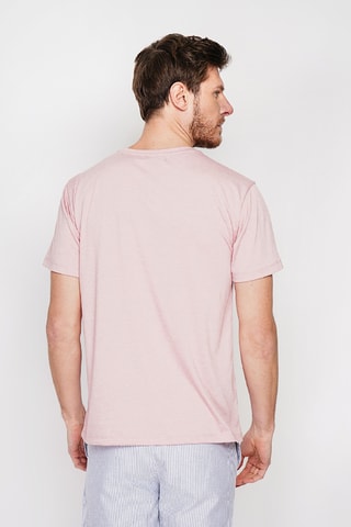 Camiseta de lino - Rosa claro