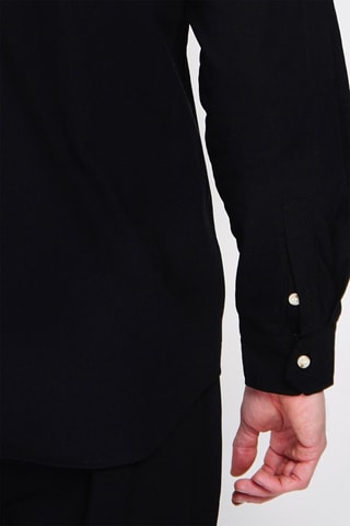 Camisa de lino - Negro