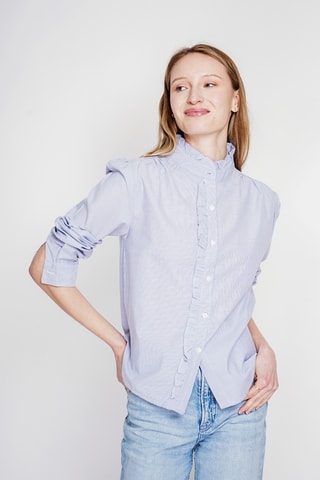 Camisa de lino - Azul marino