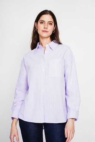 Camisa de lino - Violeta