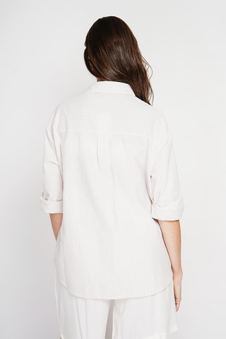 Camisa de lino - Beige