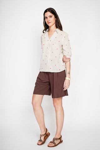 Blouse en lin - Beige