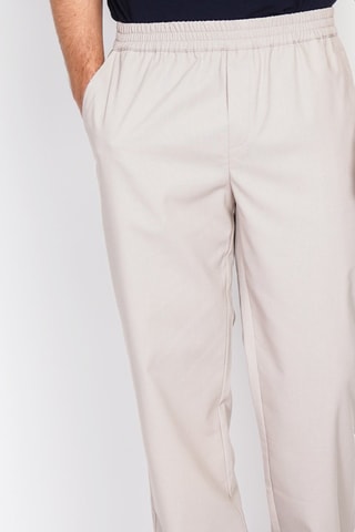 Pantalón de lino - Beige