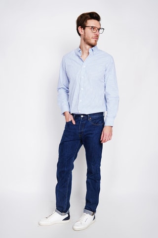 Camisa - Blanco y azul