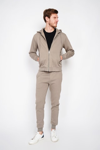 Sudadera con capucha - Caqui