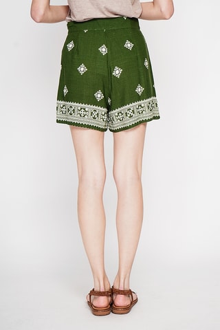 Short de lino - Caqui
