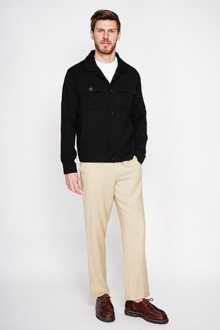 Chaqueta de lino - Negro