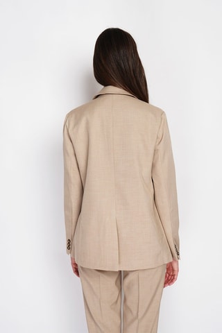 Chaqueta de lino - Beige