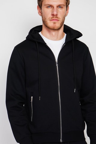 Sudadera con capucha - Negro