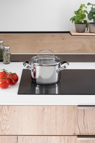 Roestvrijstalen Kookpan Icona Green - 16 cm
