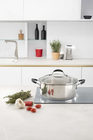 Roestvrijstalen Hapjespan Tempra - 26 cm - 3,3 l