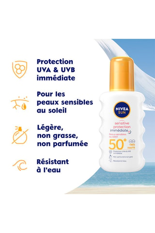 Spray solar Sensitive Protección inmediata SPF50+ - 200 ml