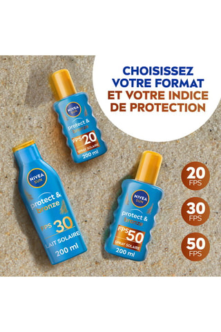 Leche solar FPS 30 Protect & Bronze - 200 ml