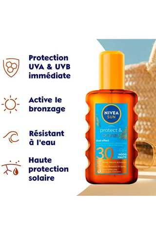 Aceite seco y bronceador FPS 30 - 200 ml
