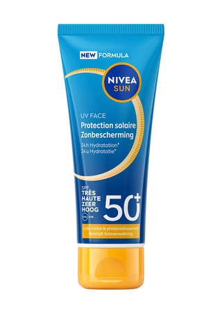Crema facial hidratante con protección solar Nivea Sun SPF 50 - Piel sensible - 40 ml