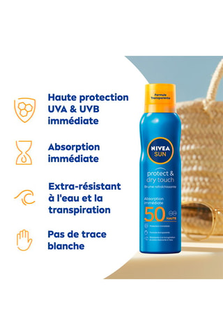 Bruma solar SPF 50 Protect & Dry Touch - 200 ml