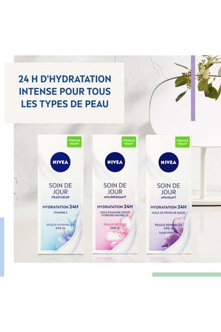 Tratamiento de día nutritivo Hidratación 24H SPF 15 - 50 ml