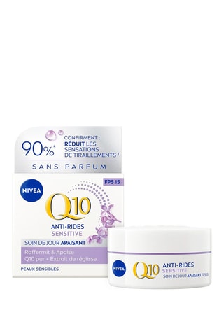 Tratamiento de día antiarrugas FPS 15 Q10 Sensitive - 50 ml