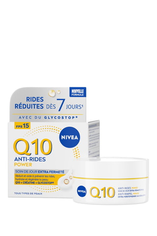 Crema facial de día Q10 Power antiarrugas extrafirmeza FPS 15 Nivea - Para todo tipo de piel - 50 ml