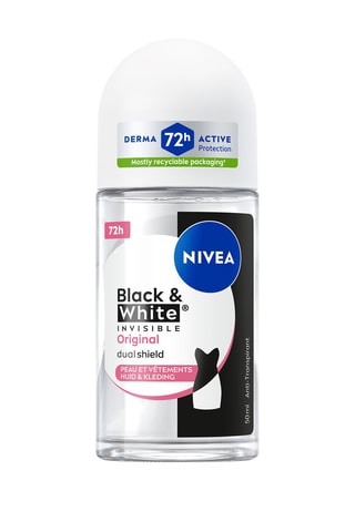 Desodorante roll-on antisudor Black & White Original Nivea 72h - 50 ml
